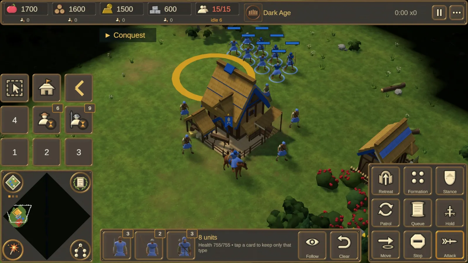 Army at the ready